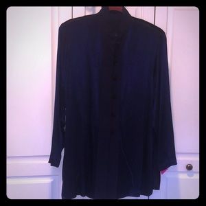 Purple Silk Blouse by Beppa